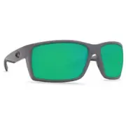 Costa Reefton Matte Gray Frame Sunglasses w/Green Mirror 580P 06S9007-90071564