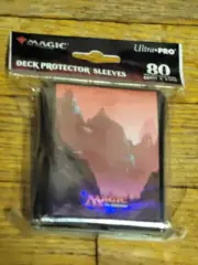 Mountain Ultra Pro Magic Card Sleeves 80 Pack NIP Red Mtg Standard Fit 2021 WOTC