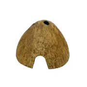 Small Coconut Hut Pet Reptile Snake Amphibian Natural Tropical Shelter Hide