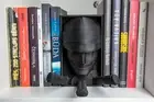 Detailed Zorro Mask Bookend - Unique Book Support and Display