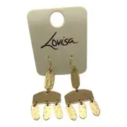 Lovisa New Gold Tone Chandelier Drop Dangle Earrings E4ABL