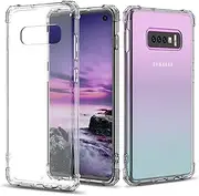 Cystal Clear Galaxy S10e Case,GREATRULY Pretty Phone Case for Samsung Galaxy S10e 5.8",Transparent Slim Soft Drop-Proof TPU Bumper Cushion Silicone Cover Shell,Clear