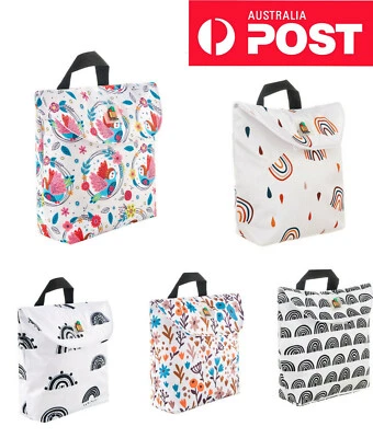 Baby Nappy Bag Organizer Reusable Waterproof Wet/dry Cloth Bag Travl Storage Bag