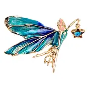 Women Brooch Set Fairies Fairy Elf Clothes Pin