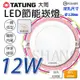 TATUNG 大同 LED超節能崁燈【12W】 崁燈 一體式 快速接頭 驅動內藏 白光/黃光 節能崁燈