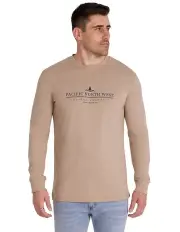 [Johnny Bigg] Pacific Long Sleeve Top in Biscuit