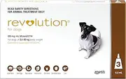 Revolution for Dogs 5.1-10kg 3 Pack Flea & Worm Control