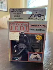 VINTAGE 1984 STAR WARS ROTJ MIRR-A-KITS Speeder Bike Sealed Box MPC Model