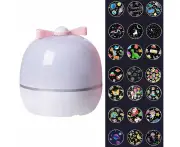 Starry Sky Night Light Projector HD Galaxy Atmosphere Lamp for Bedroom Gift-21 Sheets
