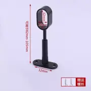 2Pcs Oval Closet Shelf Bracket, Wardrobe Rod Adjustable Full Though Pipe