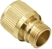 6Pcs Brass Hose Quick Connector 1/2” 3/4" Male Female Thread Garden Water Gun Connector Car Washing Machine Tap Adapter(A-1/2)
