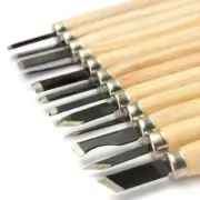 12pcs Wood Carving Chisel Knife Set Hand Tools for Basic & Detailed Woodwork