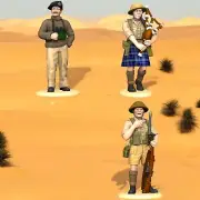 WW2 Fieldmarshal Montgomery, Guard & Piper 8th Army Wargames & Collectors 28mm