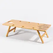 Picnic Table with Cheese Knives