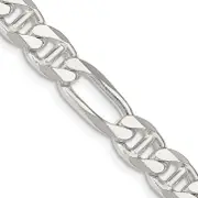 26 Inch Sterling Silver 8.25mm Figaro Anchor Chain