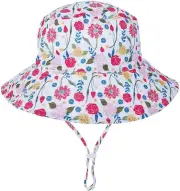 Pichcppo Kids Sun Hat,Sun Protective Toddler Wide Brim Bucket Hat,Baby Beach ...