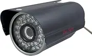 Aluminum Shell 8mm Lens 1/3" IR CCD Infrared Day Night CCTV Camera