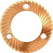 Multipurpose Espresso Grinding 64mm Flat Burrs, Unimodal Espresso Grinding 64mm Flat Burrs, Titanium Aluminum Carbon Nitride Coating Espresso Grinder Burr, for Brewing