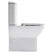 BPA Emilia Raised Height, Short Projection, Rimless Back To Wall Toilet Suite