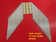 Fit SUZUKI T200 TC200 TC 200 FR/RR SPOKE SET 72 Pcs. NIPPLE GOLD JAPAN [mi2655]