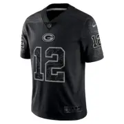 Size L LIMITED EDITION- Men's Nike Aaron Rodgers Black Green Bay Packers RFLCTV✅
