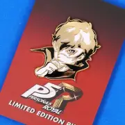 Persona 5 Royal Joker Take Your Time Golden Enamel Pin Figure Strikers