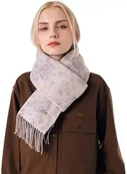 [Lacoste] Flower Jacquard Scarf