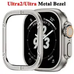 316L 不銹鋼表圈保護膜配件無玻璃膜兼容 APPLE WATCH ULTRA2 49 毫米 IWATCH ULTRA