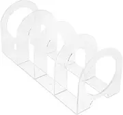 jojofuny Decorative Book Holder Storage Dividers Rack Multi Function Book Organizer for Students Document Organizer Stylish File Storage for Home Office Use