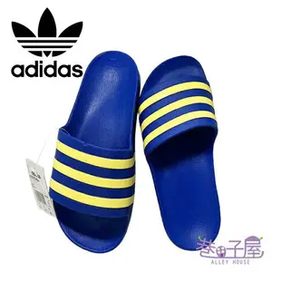 adidas愛迪達 男鞋 輕量防水拖鞋 運動拖鞋 [EG1759] 藍綠【巷子屋】