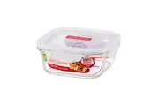 Locknlock 750ml Euro Square Borosilicate Glass Food Container Storage w/ Lid CLR