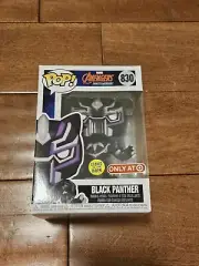 Funko Pop Marvel Avengers Mech Strike Black Panther GITD Target Exclusive