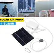 Solar Air Pump Powered Oxygenator Portable Oxygen Water Aerator Fish Tank PondBi