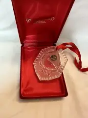 Waterford 1989 Six Geese a Laying Chrystal 12 Days of Christmas Ornament
