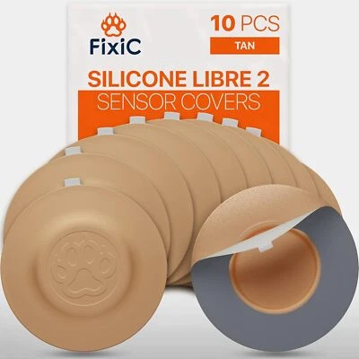 FixiС Adhesive Patches 10 Pack – Good for Libre 1, 2 – Waterproof Adhesive