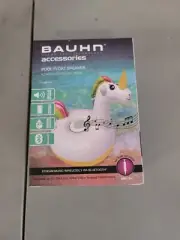NEW Bauhn Bluetooth Inflatable Pool Float Speaker, Unicorn
