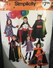 Simplicity It's So Easy Sewing Pattern H0123 Child’s Costumes Sizes 3-8 Uncut