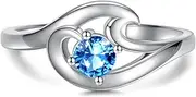 [HongZhuan Jewelry] 925 Sterling Silver Toe Ring Adjustable Butterfly Filigree Boho Ocean Wave Summer Jewelry for Women