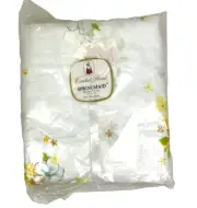 Vintage NEW Springmaid Combed Percale Double Fitted Sheet Ginger Flowers
