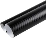 50cmx1.51M Car 4D Gloss Black Carbon Fibre Vinyl Wrap Air Release Film Sticker