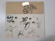 BTOB autograph album with a handwritten message
