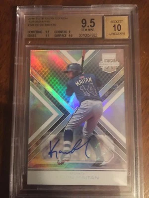 2016 Elite Extra Edition Kevin MAITAN auto BGS 9.5 / 10 ANGELS