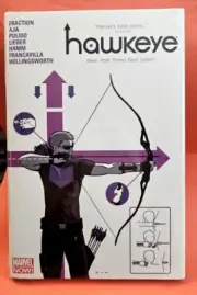 HAWKEYE Oversized Hardcover Volume 1 & 2 Marvel Fraction/Aja Vol. 2 Sealed/NEW