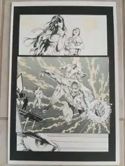 Unity Yearbook #1 Pg. 30 Original X-O Manowar & Solar Splash Page Michael Bair