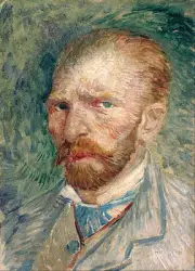 Vincent van Gogh - Self-portrait Painitng Canvas Print wall home Decor