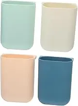DOITOOL 4pcs Desktop Storage Box Recycle Bin Office Bin Storage Cart Space Large Bin Bags Storage Boxes Recycling Bin Storage Outdoor Utility Bins Hanging Pencil Cup Liners Plastic