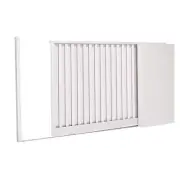 SA NEW Stratco Good Neighbour® Wavelok® Sliding Gate Zinc Alum With Glavanised