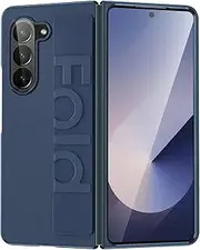 [T Tersely] Case Cover Samsung Galaxy Z Fold 6 with Wrist Strap, Hard PC Protective Case Ultra Slim Anti-Scratch Cover for Samsung Z Fold 6 5G 2024 (Blue)