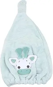 ASAKKURA Hair Dry Wrap Microfiber Towel Hat Bath Towel Wrap Hair Dry Cap Coral Fleece for Women