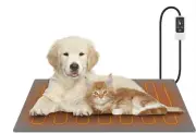 L Pet Heating Pad Waterproof Timer Smart Thermostat Switch Chew Resistant Cord